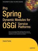 Pro Spring Dynamic Modules for OSGi Service Platforms (eBook, PDF) - Rubio, Daniel
