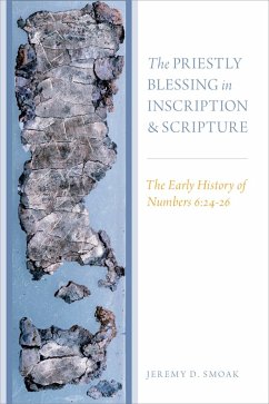 Cover The Priestly Blessing in Inscription and Scripture (eBook, PDF)