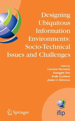 Cover Designing Ubiquitous Information Environments: Socio-Technical Issues and Challenges (eBook, PDF)