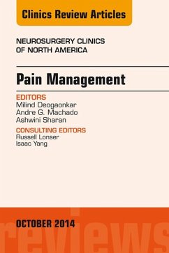 Pain Management, An Issue of Neurosurgery Clinics of North America (eBook, ePUB) - Sharan, Ashwini