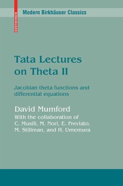 Tata Lectures on Theta II (eBook, PDF) - Mumford, David