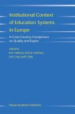 Institutional Context of Education Systems in Europe (eBook, PDF)