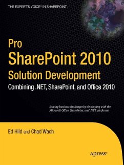 Pro SharePoint 2010 Solution Development (eBook, PDF) - Hild, Ed; Wach, Chad