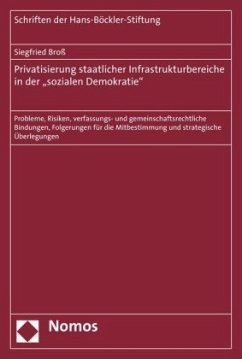 Privatisierung staatlicher Infrastrukturbereiche in der 