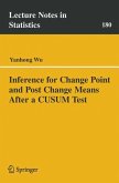 Inference for Change Point and Post Change Means After a CUSUM Test (eBook, PDF)