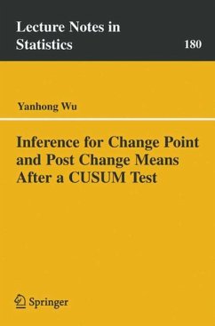 Inference for Change Point and Post Change Means After a CUSUM Test (eBook, PDF) - Wu, Yanhong