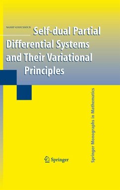 Self-dual Partial Differential Systems and Their Variational Principles (eBook, PDF) - Ghoussoub, Nassif