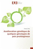 Amélioration génétique de quelques génotypes de pois protéagineux