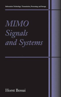 MIMO Signals and Systems (eBook, PDF) - Bessai, Horst