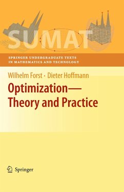 Optimization-Theory and Practice (eBook, PDF) - Forst, Wilhelm; Hoffmann, Dieter