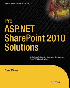 Pro ASP.NET SharePoint 2010 Solutions (eBook, PDF) - Milner, Dave