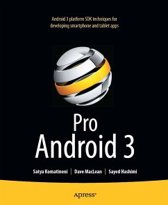 Pro Android 3 (eBook, PDF) - Hashimi, Sayed; Komatineni, Satya; MacLean, Dave