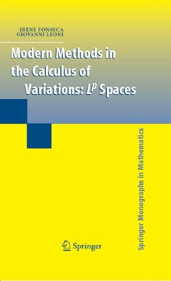 Modern Methods in the Calculus of Variations (eBook, PDF) - Fonseca, Irene; Leoni, Giovanni