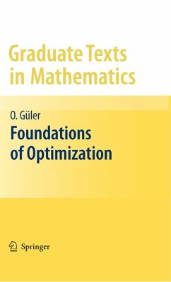 Foundations of Optimization (eBook, PDF) - Güler, Osman