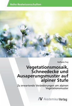 Cover Vegetationsmosaik, Schneedecke und Ausaperungsmuster auf alpiner Stufe