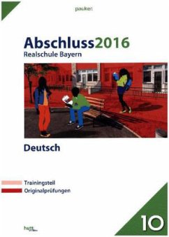 Cover Abschluss 2016 - Realschule Bayern Deutsch