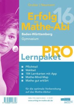Cover Erfolg im Mathe-Abi 2016 - Lernpaket Pro Baden-Württemberg Gymnasium