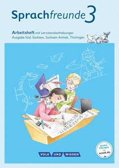 Sprachfreunde 3. Schuljahr. Arbeitsheft in Schulausgangsschrift. Ausgabe Süd - Knöfler, Andrea;Junghänel, Katrin