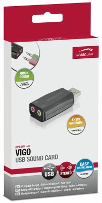 SPEEDLINK VIGO USB Sound Card, black