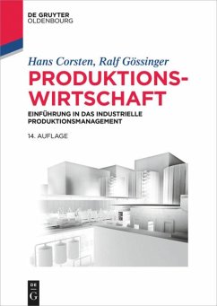 Produktionswirtschaft - Corsten, Hans;Gössinger, Ralf