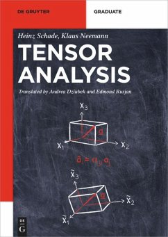 Tensor Analysis - Schade, Heinz;Neemann, Klaus;Dziubek, Andrea