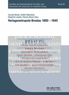 Cover Verlagsmetropole Breslau 1800 - 1945