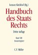Handbuch des Staatsrechts: Band XIII: Gesamtregister