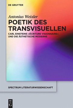 Poetik des Transvisuellen - Weixler, Antonius