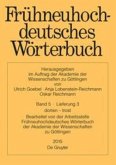 dorten - trost / Frühneuhochdeutsches Wörterbuch Band 5/Lieferung 3