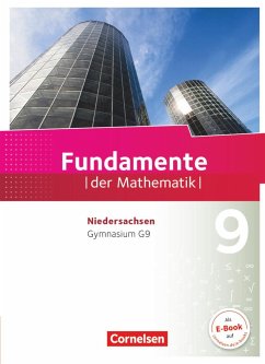 Fundamente der Mathematik 9. Schuljahr - Gymnasium Niedersachsen - Schülerbuch - Flade, Lothar;Langlotz, Hubert;Eid, Wolfram;Pallack, Andreas