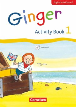 Ginger - Early Start Edition 1. Schuljahr - Activity Book mit Audio-CD - Kraaz, Ulrike;Simon, Christel;Caspari-Grote, Kerstin