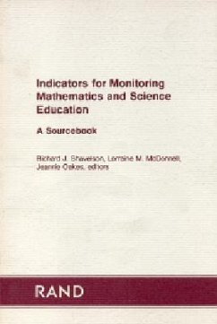Indicators for Monitoring Mathematics and Science Education - Shavelson, R J; McDonnell, L M; Oakes, J.