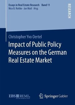 Impact of Public Policy Measures on the German Real Estate Market - Oertel, Christopher Yvo