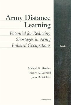 Army Distance Learning - Shanley, Michael; Winkler, John D; Leonard, Henry A