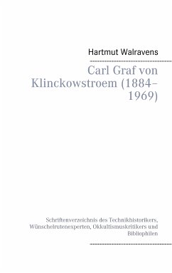 Carl Graf von Klinckowstroem (1884-1969) (eBook, ePUB) - Walravens, Hartmut