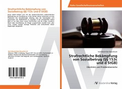 Strafrechtliche Bekämpfung von Sozialbetrug (§§ 153c und d StGB) - Braunbruck, Karl-Maximilian