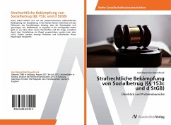 Strafrechtliche Bekämpfung von Sozialbetrug (§§ 153c und d StGB)