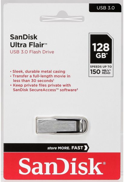 SanDisk Cruzer Ultra Flair 128GB USB Stick 3.0 - Portofrei bei bücher.de  kaufen