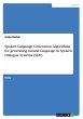 Spoken Language Generation. Algorithms... - Bild 1
