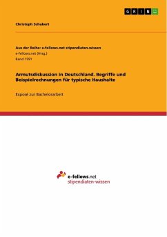 Armutsdiskussion in Deutschland. Begriffe und Beispielrechnungen für typische Haushalte - Schubert, Christoph
