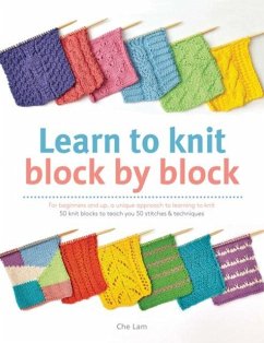 Learn to Knit Block by Block Cover Learn to Knit Block by Block