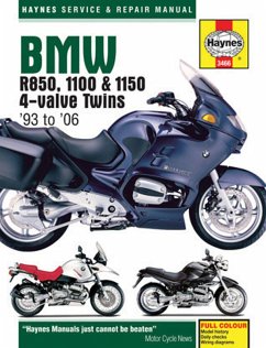 Cover BMW R850, 1100 & 1150 4-valve Twins (93 - 06) Haynes Repair Manual