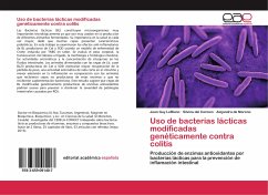 Uso de bacterias lácticas modificadas genéticamente contra colitis