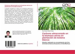 Carbono almacenado en la biomasa aérea en plantación de bolaina blanca