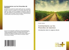 Commentaires sur les Proverbes de Salomon - Szekely, Charles