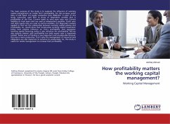 How profitability matters the working capital management?