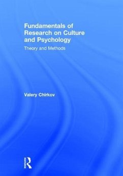 Fundamentals of Research on Culture and Psychology - Chirkov, Valery
