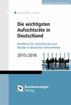 Die wichtigsten Aufsichtsräte in Deutschland Die wichtigsten Aufsichtsräte in Deutschland