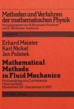 Cover Mathematical Methods in Fluid Mechanics- Mathematische Methoden der Strömungsmechanik