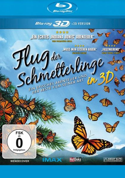 Flug der Schmetterlinge 3D-Edition
